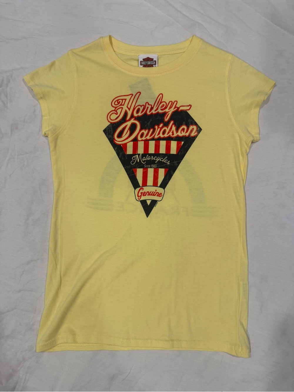 Paris France Harley-Davidson 'Genuine' Graphic Tee 2012 NWT
